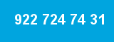 922 724 74 31 922 724 74 31